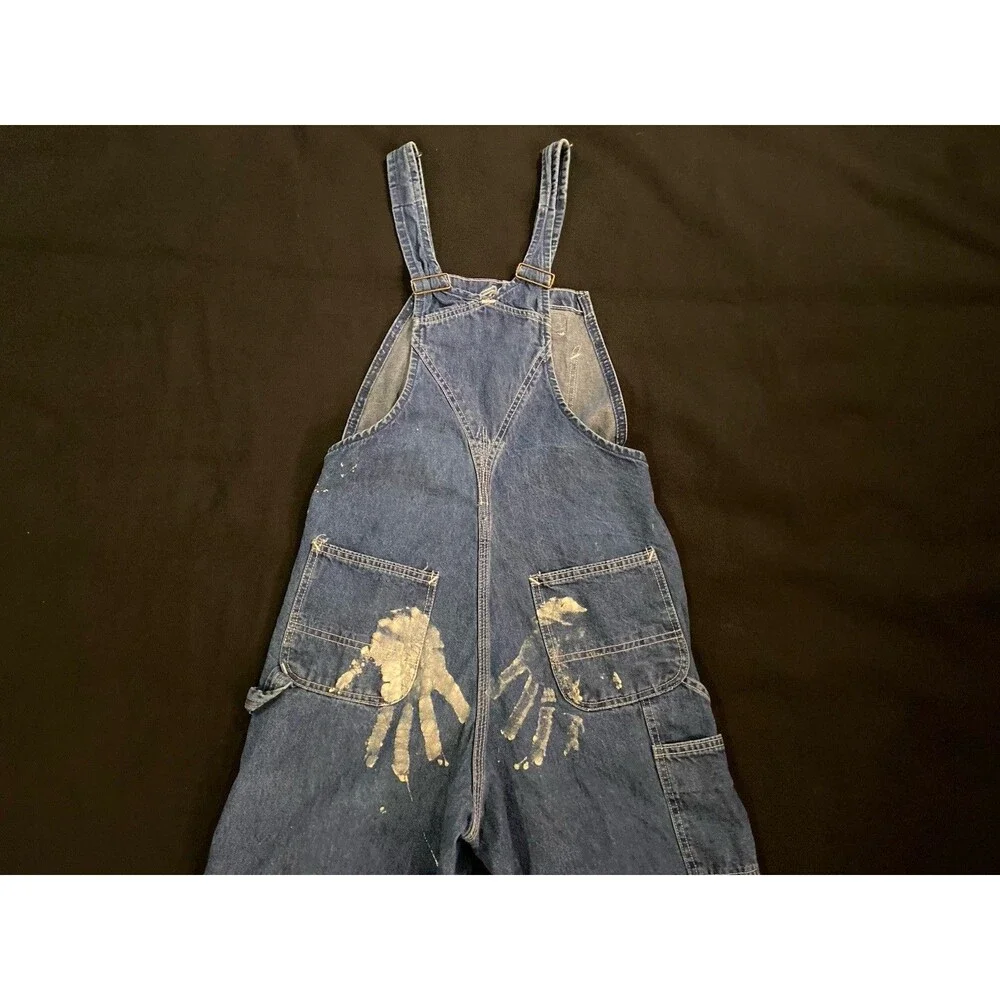 CARHARTT Carpenter Overalls Denim Jeans Bib Men’s 30X32 Jumpsuit Y2K Vintage